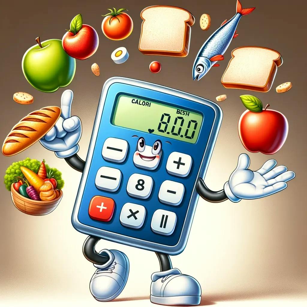 Un illustrazione del calcolatore in azione